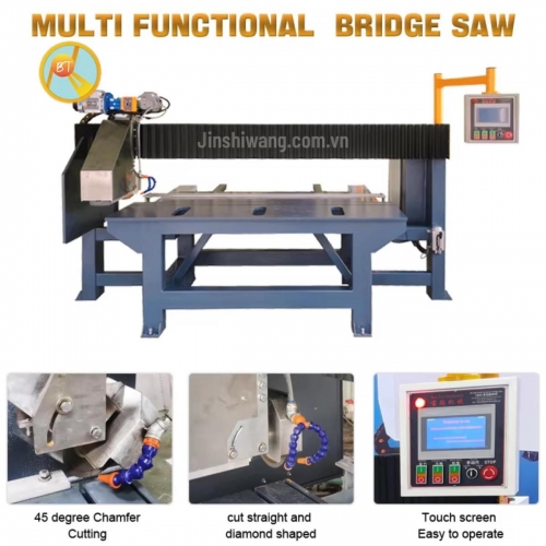 Máy cắt cắt cầu gạch đá Baotao C1-E1800 1 đĩa cắt khổ 1m8