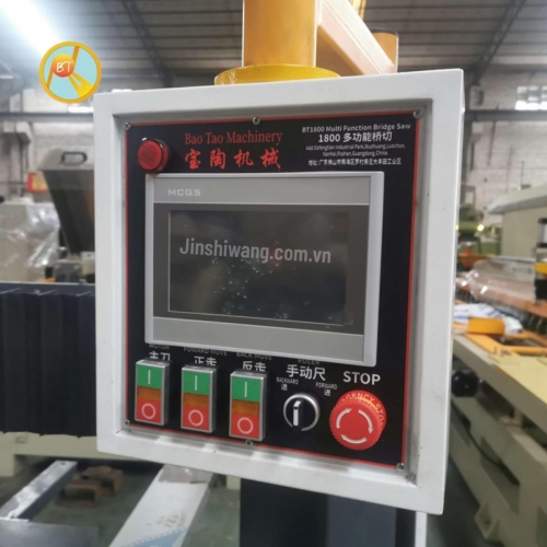 Máy cắt cắt cầu gạch đá Baotao C1-E1200 1 đĩa cắt khổ 1m2