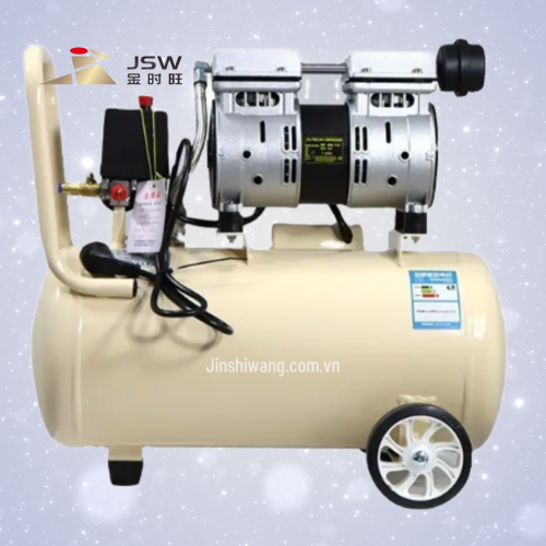 Máy nén khí không dầu cho máy ép kính điện thoại Xinglong 550W 30L