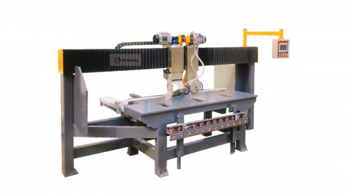 Máy cắt cắt cầu gạch đá Baotao C2-E1800 hai đĩa cắt khổ 1m8.