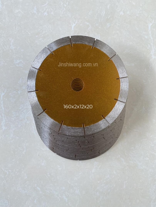 Đĩa cắt gạch, cắt đá TOPE D160 màu vàng