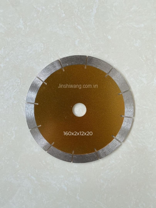 Đĩa cắt gạch, cắt đá TOPE D160 màu vàng