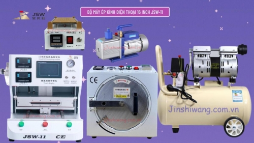 Trọn bộ máy ép kính điện thoại 16 inch JSW-11