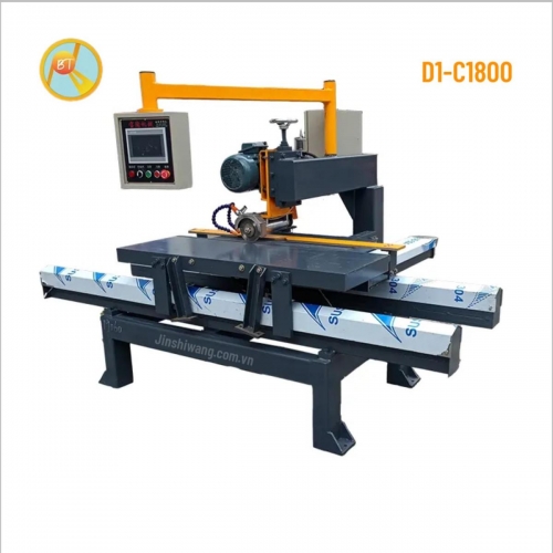 Máy cắt đá, cắt gạch đảy tay CNC 1 lưỡi cắt BAOTAO khổ 1m8 D1-C1800.