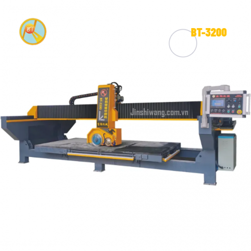 Máy cắt cầu đá, gạch CNC 5 trục 2 lưỡi cắt khổ 3m2 BT-3200