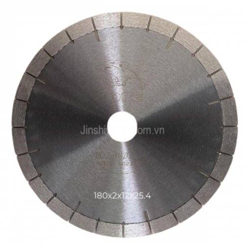 Đĩa cắt gạch, cắt đá TOPE D180 màu trắng bạc
