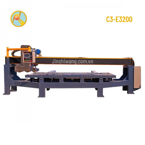 Máy cắt cầu đá, gạch CNC tự động 3 lưỡi cắt khổ 3m2 C3-E3200