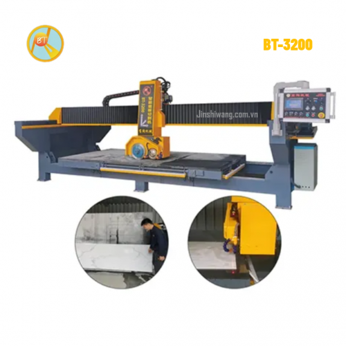 Máy cắt cầu đá, gạch CNC 5 trục 2 lưỡi cắt khổ 3m2 BT-3200