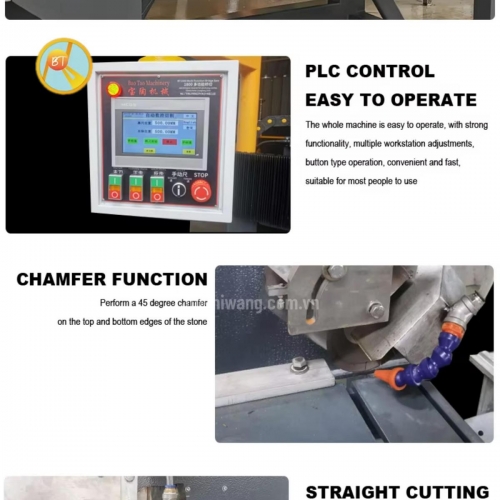 Máy cắt cắt cầu gạch đá Baotao C1-E1200 1 đĩa cắt khổ 1m2