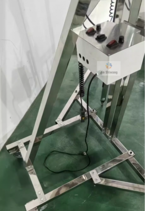 Máy quấn màng co pallet kiện hàng bán tự động khung inox