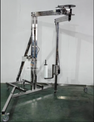 Máy quấn màng co pallet kiện hàng bán tự động khung inox