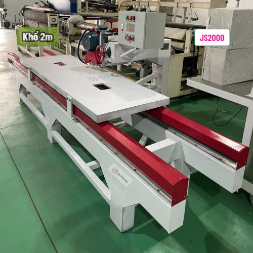 Máy cắt gạch cắt đá bàn đảy JS2000 khổ 2m phiên bản mới 2026