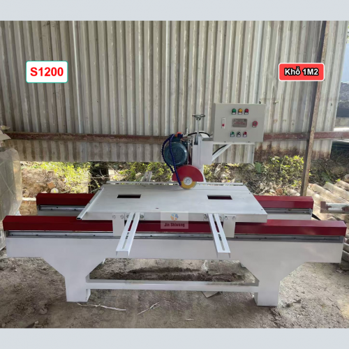 Máy cắt gạch cắt đá bàn đảy S1200 khổ 1m2 phiên bản mới 2026