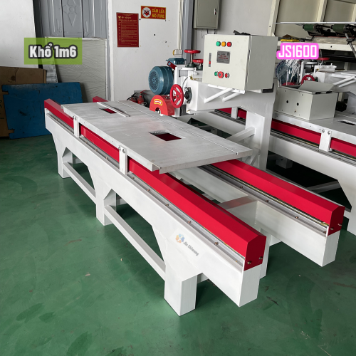 Máy cắt gạch cắt đá bàn đảy JS1600 khổ 1m6 2026 4 hức năng điện 1 pha 220V, 3 pha 380 công suất 5.4hp