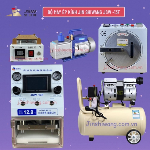Trọn bộ máy ép kính điện thoại 12 inch JSW-13F mới 2026