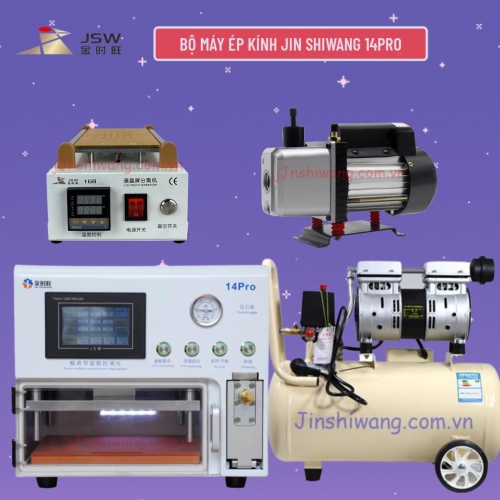 Trọn bộ máy ép kính điện thoại JSW 14Pro mới 2026